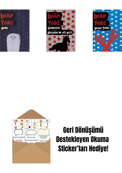 Darbe + Sahipsizler - Dünyadan Bir Atlı Geçti + Beyaz Türkü + Okuma Sticker'ları