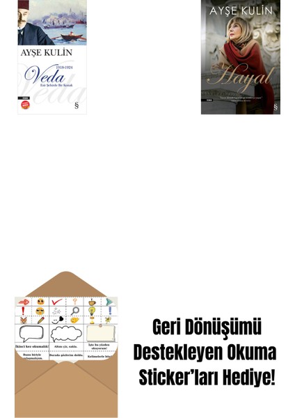 Veda (Midi Boy) + Hayal + Okuma Sticker'ları