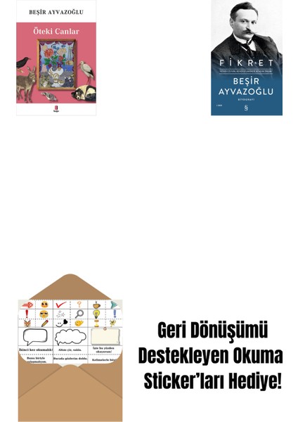 Öteki Canlar + Fikret (Ciltli) + Okuma Sticker'ları