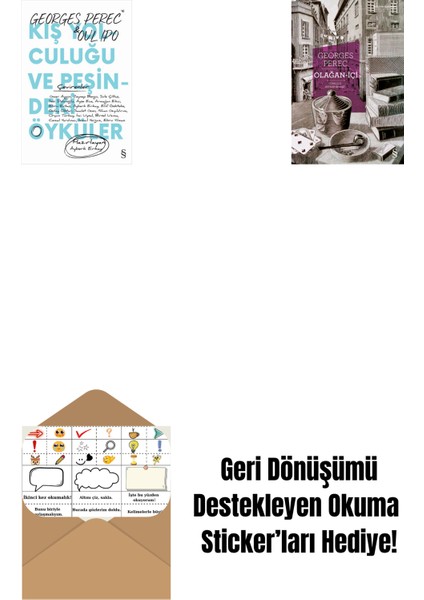 Kış Yolculuğu ve Peşindeki Öyküler + Olağan-Içi + Okuma Sticker'ları