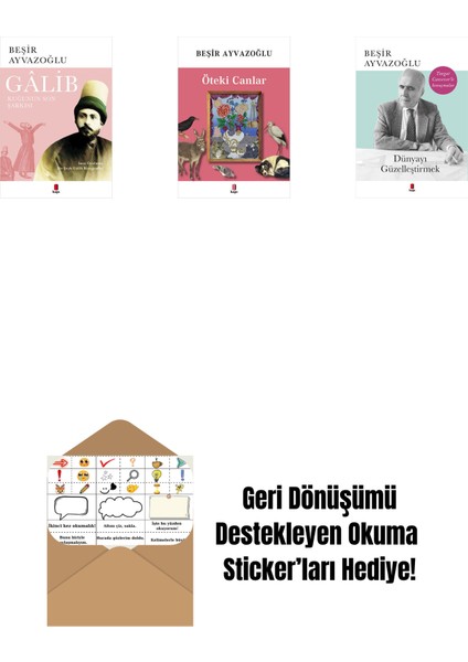 Gâlib - Kuğunun Son Şarkısı + Öteki Canlar + Dünyayı Güzelleştirmek + Okuma Sticker'ları