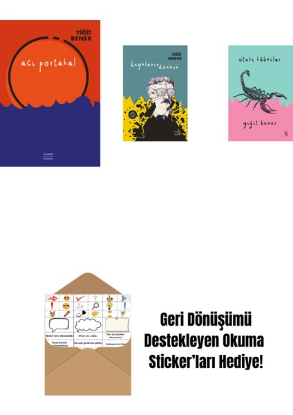Acı Portakal + Heyulanın Dönüşü + Öteki Kabuslar + Okuma Sticker'ları