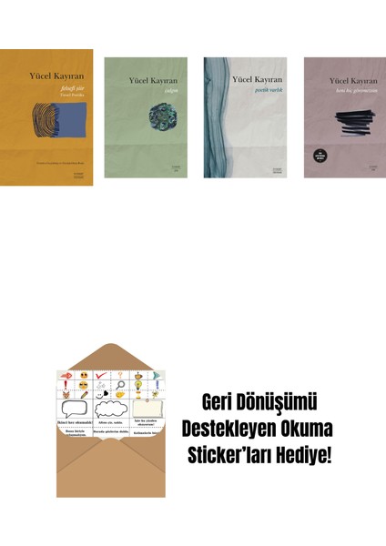 Yücel Kayıran 4 Kitap Set + Okuma Sticker'ları