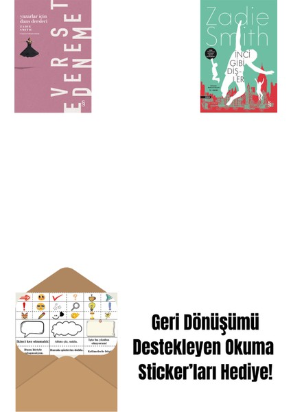 Yazarlar Için Dans Dersleri + Inci Gibi Dişler + Okuma Sticker'ları