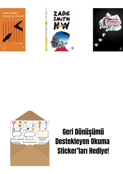 Everest Açıkhava 2 - Martha ile Hanwell + Nw, Londra + Bugün Farklı Düşünüyorum + Okuma Sticker'ları