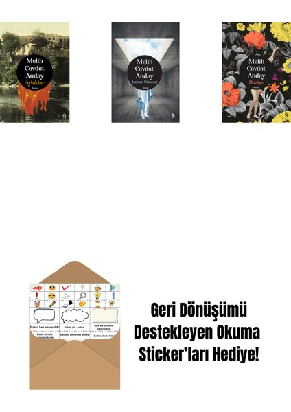 Aylaklar (Ciltli) + Isa’nın Güncesi (Ciltli) + Raziye (Ciltli) + Okuma Sticker'ları