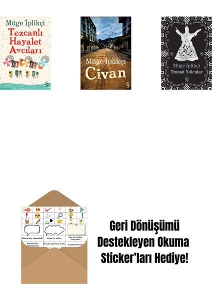 Tezcanlı Hayalet Avcıları + Civan + Transit Yolcular + Okuma Sticker'ları
