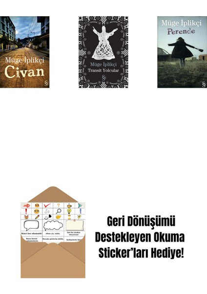 Civan + Transit Yolcular + Perende + Okuma Sticker'ları