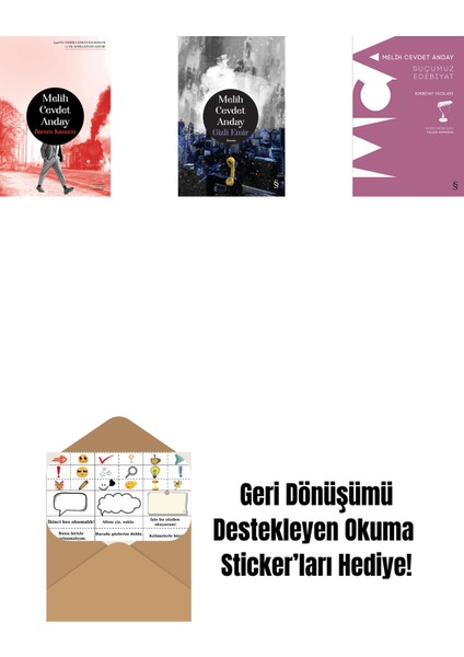 Barem Kanunu + Gizli Emir (Ciltli) + Suçumuz Edebiyat + Okuma Sticker'ları