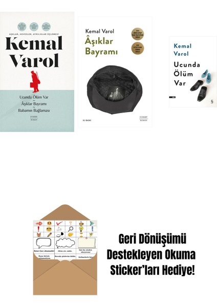 Aşklar, Hevesler, Ayrılıklar Üçlemesi (Ciltli) + Âşıklar Bayramı + Ucunda Ölüm Var + Okuma Sticker'ları