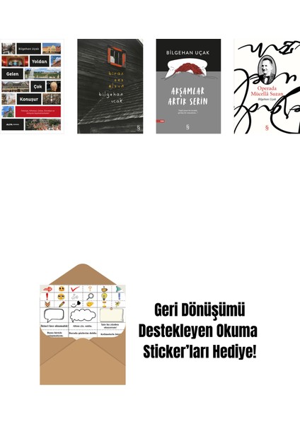 Bilgehan Uçak 4 Kitap Set + Okuma Sticker'ları