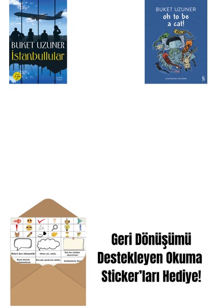 Istanbullular + Oh To Be A Cat! + Okuma Sticker'ları
