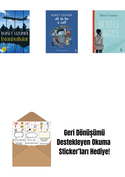 Istanbullular + Oh To Be A Cat! + Bir Yılbaşı Hikâyesi + Okuma Sticker'ları