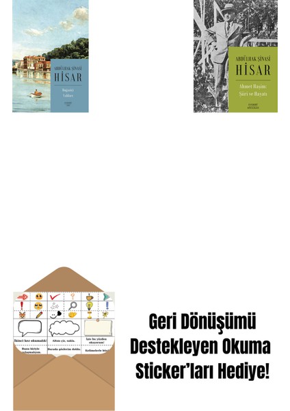 Boğaziçi Yalıları (Kitap Boy) + Ahmet Haşim: Şiiri ve Hayatı + Okuma Sticker'ları