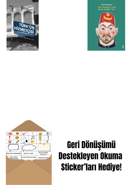 Türk’ün Hizmetçisi + The Terrible Turk + Okuma Sticker'ları