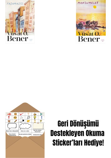 Yaşamasız + Manzumeler + Okuma Sticker'ları