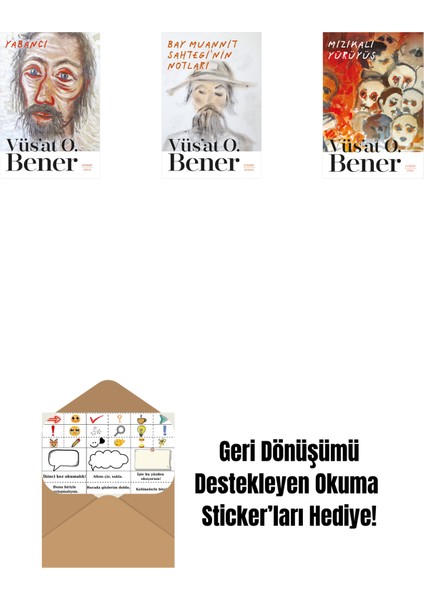 Yabancı + Bay Muannit Sahtegi'nin Notları + Mızıkalı Yürüyüş + Okuma Sticker'ları