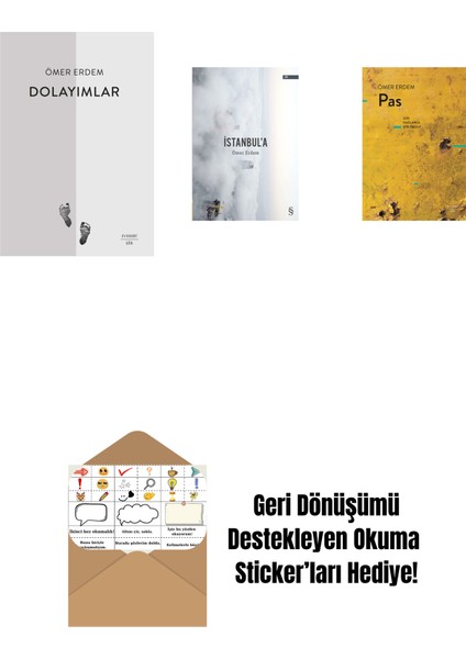 Dolayımlar + Istanbul'a + Pas + Okuma Sticker'ları