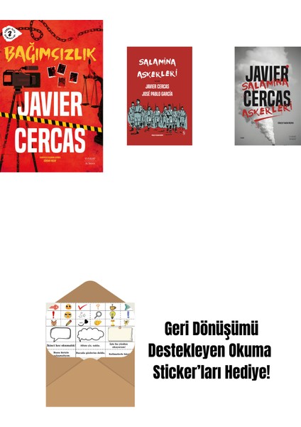 Bağımsızlık + Salamina Askerleri (Çizgi Roman - Ciltli) + Salamina Askerleri + Okuma Sticker'ları
