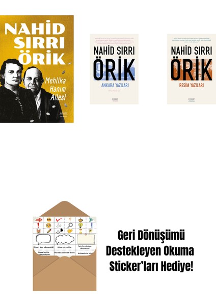 Mehlika Hanım Ailesi + Ankara Yazıları + Resim Yazıları + Okuma Sticker'ları