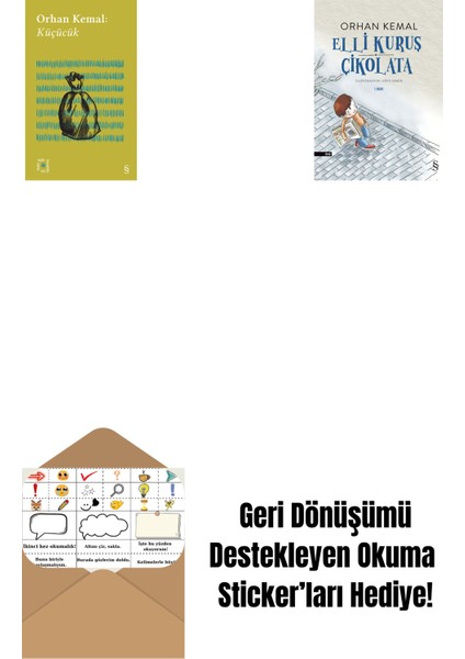 Everest Açıkhava 13 - Küçücük + Elli Kuruş Çikolata + Okuma Sticker'ları