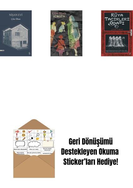 Nişan Evi + Sürgün + Rüya Tacirleri Odası + Okuma Sticker'ları