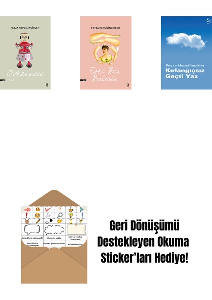 Öykünmece + Eski Bir Balerin + Kırlangıçsız Geçti Yaz + Okuma Sticker'ları