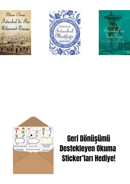 Istanbul'da Bir Nihavent Tango + Istanbul Mutfağı + Istanbul'un Tadı Tuzu + Okuma Sticker'ları