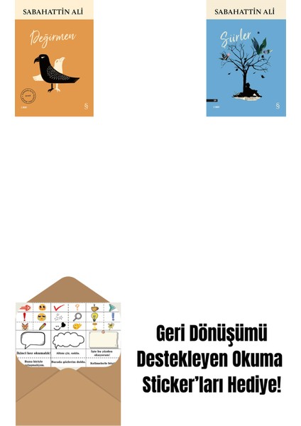 Değirmen + Şiirler + Okuma Sticker'ları