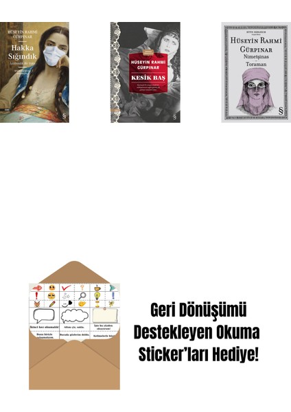 Hakka Sığındık + Kesik Baş (Günümüz Türkçesiyle) + Nimetşinas - Toraman + Okuma Sticker'ları