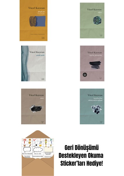Yücel Kayıran 6 Kitap Set + Okuma Sticker'ları