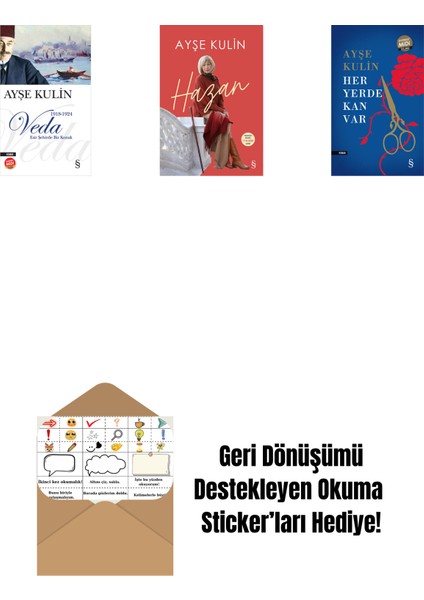 Veda (Midi Boy) + Hazan + Her Yerde Kan Var (Midi Boy) + Okuma Sticker'ları