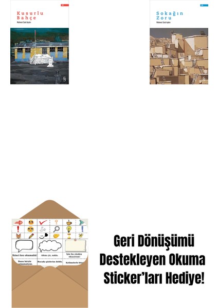 Kusurlu Bahçe + Sokağın Zoru + Okuma Sticker'ları