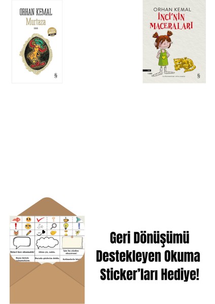 Murtaza (Midi Boy) + Inci'nin Maceraları + Okuma Sticker'ları