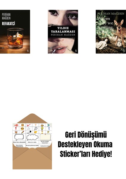 Refakatçi + Yıldız Yaralanması + Whom Were We Running From? + Okuma Sticker'ları