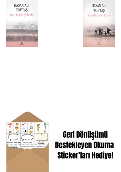 Beni Kör Kuyularda + Kayıp Hayaller Kitabı + Okuma Sticker'ları