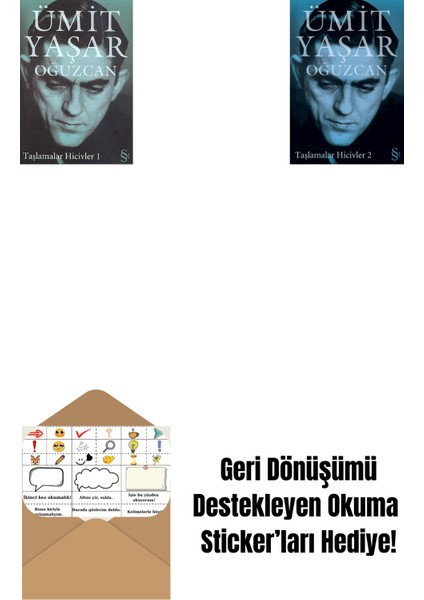 Taşlamalar Hicivler 1 + Taşlamalar Hicivler 2 + Okuma Sticker'ları