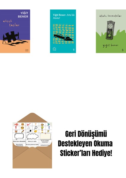 Eksik Taşlar + Everest Açıkhava 32 - Arta’da Morto! + Öteki Kuruntular + Okuma Sticker'ları