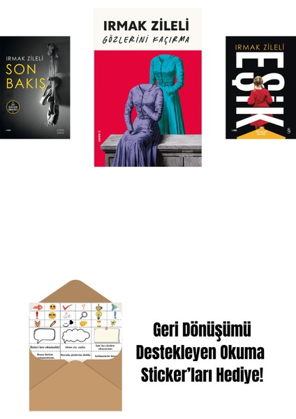Son Bakış + Gözlerini Kaçırma + Eşik + Okuma Sticker'ları
