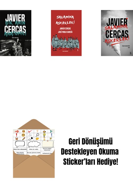 Bir Anın Anatomisi + Salamina Askerleri (Çizgi Roman - Ciltli) + Salamina Askerleri (Ciltli) + Okuma Sticker'ları