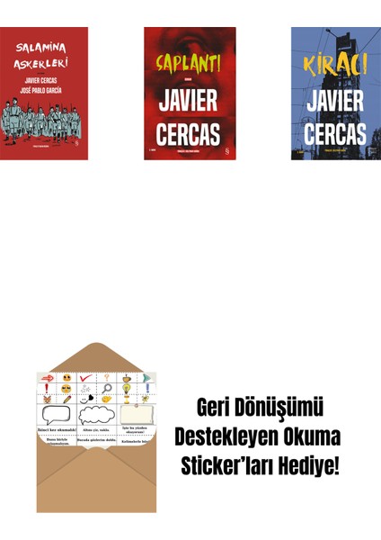 Salamina Askerleri (Çizgi Roman - Ciltli) + Saplantı + Kiracı + Okuma Sticker'ları
