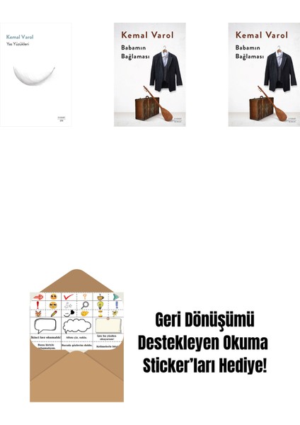 Yas Yüzükleri + Babamın Bağlaması (Ciltli) + Babamın Bağlaması + Okuma Sticker'ları