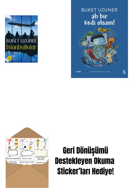 Istanbullular + Ah Bir Kedi Olsam! + Okuma Sticker'ları