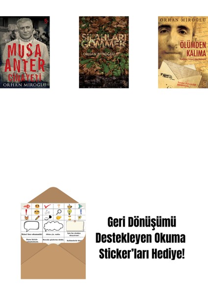 Musa Anter Cinayeti + Silahları Gömmek + Ölümden Kalıma + Okuma Sticker'ları