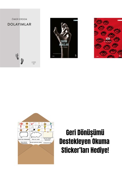 Dolayımlar + Yarım Ağaçlar + Kör + Okuma Sticker'ları