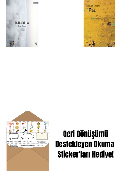 Istanbul'a + Pas + Okuma Sticker'ları