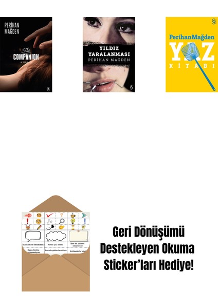 The Companion + Yıldız Yaralanması + Yaz Kitabı + Okuma Sticker'ları