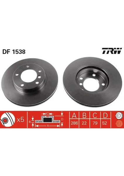 FREN DİSKİI ON HAVALI BMW E36 E46