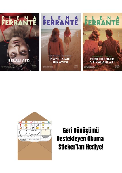 Belalı Aşk + Kayıp Kızın Hikayesi + Terk Edenler ve Kalanlar + Okuma Sticker'ları
