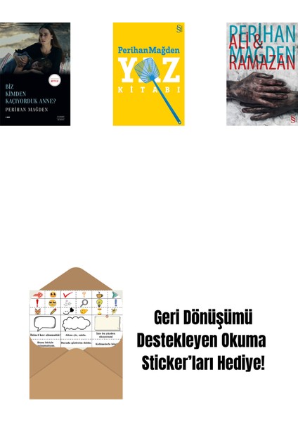 Biz Kimden Kaçıyorduk Anne? + Yaz Kitabı + Ali And Ramazan + Okuma Sticker'ları